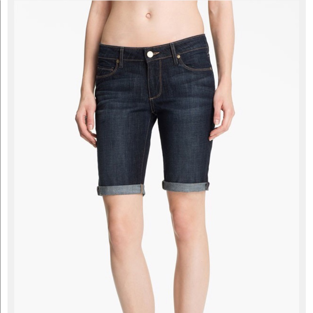 Paige Denim “Jax” shorts, Dean wash, stretchy, 26